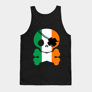 Cute Skull and Crossbones St. Patty's Day Pirate T-Shirt Tank Top